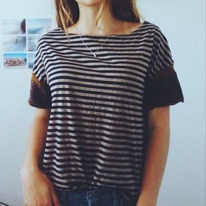 Anthropologie Lili’s Closet Margot Stripped Tee
